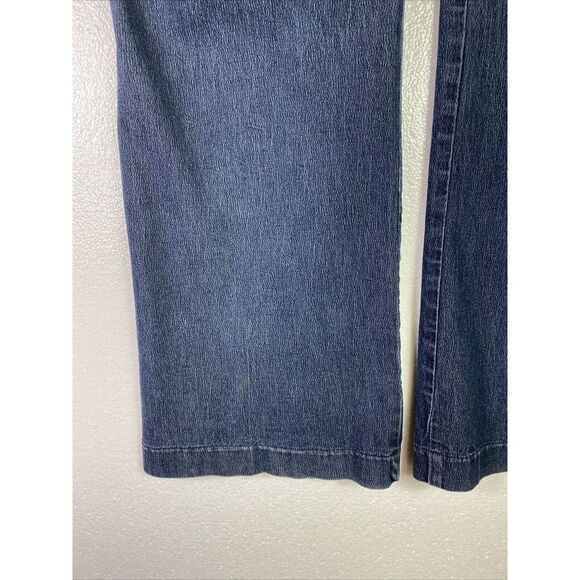 Lee Platinum Label Jeans Womens 18 Blue Denim‎ Stretchy No Gap Waist Band Mom - Picture 9 of 13